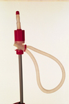 PLASTIC SIPHON DRUM PUMP 369 HEAVY DUTY red and white with 2 inch fine threads for drums