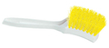 BRUSH HAND SCRUB COLOR CODED   SPRATA SPECTRUM WITH STIFF BRISTLES  8.5 inches total length