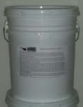 Orange powdered floor cleaner with butyl 45 pound pail