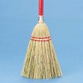 Broom LOBBY or toy 100 percent CORN WOOD HANDLE