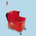 RESTROOM BUCKET COMBO 4 GAL  RED