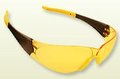Safety Glasses Doberman amber lens with gel nose piece for comfort ENB30S