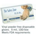 Vinyl Disposable Glove Medical grade Vinyl Powder Free  Large size  100 per box.