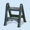 FOLDING STEP STOOL TWO STEP GRAY