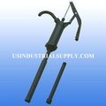 Lever Action Drum Pump ryton body with stainless steel rod   grey in color