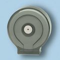 DISPENSER FOR 9 inch SINGLE ROLL JUMBO TISSUE.  GRAY SEE THRU.