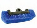 Truck wash brush or Car wash brush has soft blue nylon trim around sides and ends and front of brush. No. 187B