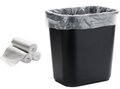 Trash Bags 10 gallon size 24X24 HIGH DENSITY CLEAR LIGHT WGHT ROLLS 6 MIC 1000 cs