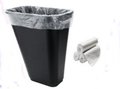 Trash Bags 10 to 15 gallon size 24X33 HIGH DENSITY CLEAR LIGHT WEIGHT ROLLS 6 MIC 1000 cs