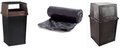 Trash bags black 43 x 48   16 micron heavy duty high density 56 gallon size 200 per case