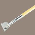 DUST MOP HANDLE CLIP ON SNAPS ON WITH SWIVEL HEAD CLIP