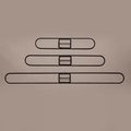 18 INCH X 5 inch WIRE FRAME DUST