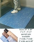 ANTI FATIGUE MAT MARBLE VINYL TOP 36 INCH WIDE PICK LENGTH