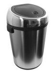 Trash Can Stainless Steel Sensor Opening Lid 18 Gallon Size
