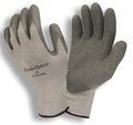 Standard Gray Latex Palm Coated Gray Knit Glove