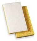 LIGHT DUTY SPONGE SCRUBBER With WHITE PAD  40 PER CASE