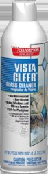 Spray glass cleaner Vista Cleer from Champion 20 ounce can 12 per case