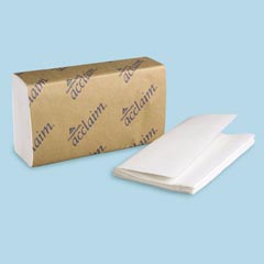 SINGLEFOLD TOWELS  BLEACHED 16 each 250 feet pks