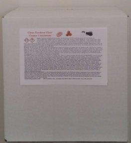 Citrus powdered floor cleaner with citrus solvents 45 pound box