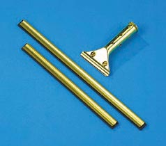 18 inch GOLDEN CLIP BRASS CHANNEL