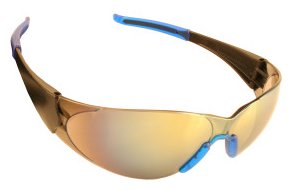 Safety Glasses Doberman with silver mirror lens and gel nose piece for comfort ENB70S