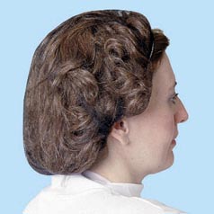 NYLON HAIR NET BLACK LARGE  100 per BG