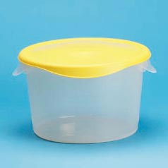 ROUND STORAGE CONTAINER  CLEAER 12QT