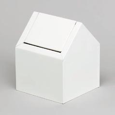 SWING TYPE WHITE NAPKIN RECEPTACLE