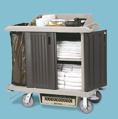 X TRA COMPACT HOUSEKEEP CART With DOORS PLAT