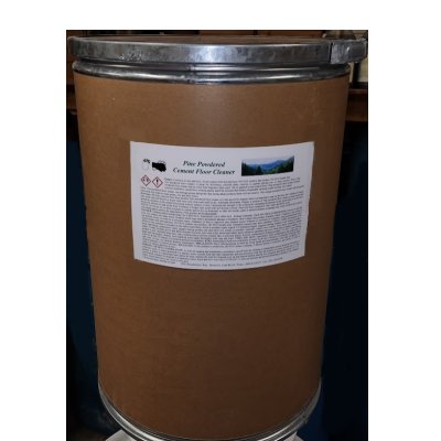 Orange Powdered Floor Soap Pine powdered cleaner 100 pound drum