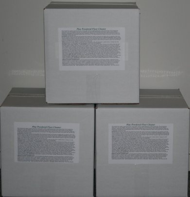 Orange Powdered Floor Soap 45 pound box Pine powdered cleaner