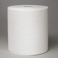 White Roll Towel 1000 feet long Embassy Supreme 8 inch wide rolls 6 per case Kruger No. 01261
