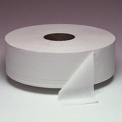 JRT Toilet Tissue 1 PLY NON PERFORATED  WHITE