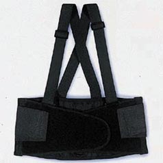 SUPPORT BACK STD LARGE BLACK