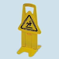 STABLE SAFETY SIGN YELLOW