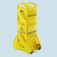 PORTABLE MOBILE BARRIER YELLOW