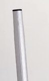 56 inch ALUMINUM HANDLE with 1.5 degree tapered end for floor squeegees and water wands