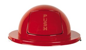 Dome Top Lid steel for 55 gallon metal drums Red Fire safe steel construction