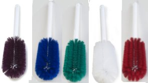 Utility Brush color coded Sparta Spectrum 16 inch Total Length Carafe Handle Soft Polyester Bristles 40001