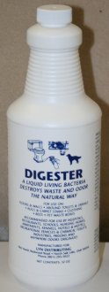 Digester Deodorant Enzyme bacteria cultures digest organic waste QUART