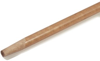 Broom Handle Tapered End Laquered hardwood 60 inch X 1.125 INCH