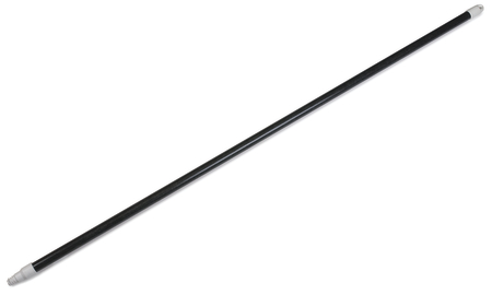 Fiberglass Handle 60 inches long threaded end self locking tip black