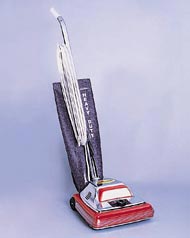 Sanitaire upright vacuum SC888 with 6.1 dry quart disposable bag 7 AMP chrome hood 12 inch path with light