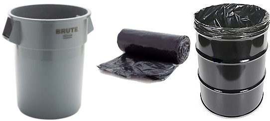 Trash bags black 38 x 60 22 micron super heavy duty high density 55 to 60 gallon  150 per case