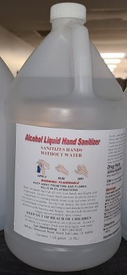 Alcohol Hand Sanitizer Liquid 80 percent Alcohol Gallon Bottle
