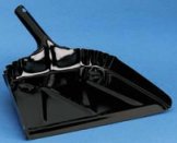 METAL DUST PANS 12 INCHES WIDE BLACK