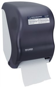 Roll Towel Dispenser Touch less Electronic Sensor For Universal Paper Rolls 8 inch wide with up to 8 inch diameter