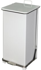 Step On Trash Can 24 Gallon Size with Quiet Closing Lid White