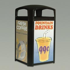CLEAR PANELS For LANDMARK 50GAL CONTAINER