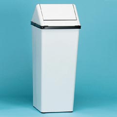 BASE  and  SWING TOP 21 GALLON WHITE